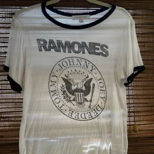 Vintage Style RAMONES tissue tee. Size M by Daydreamer